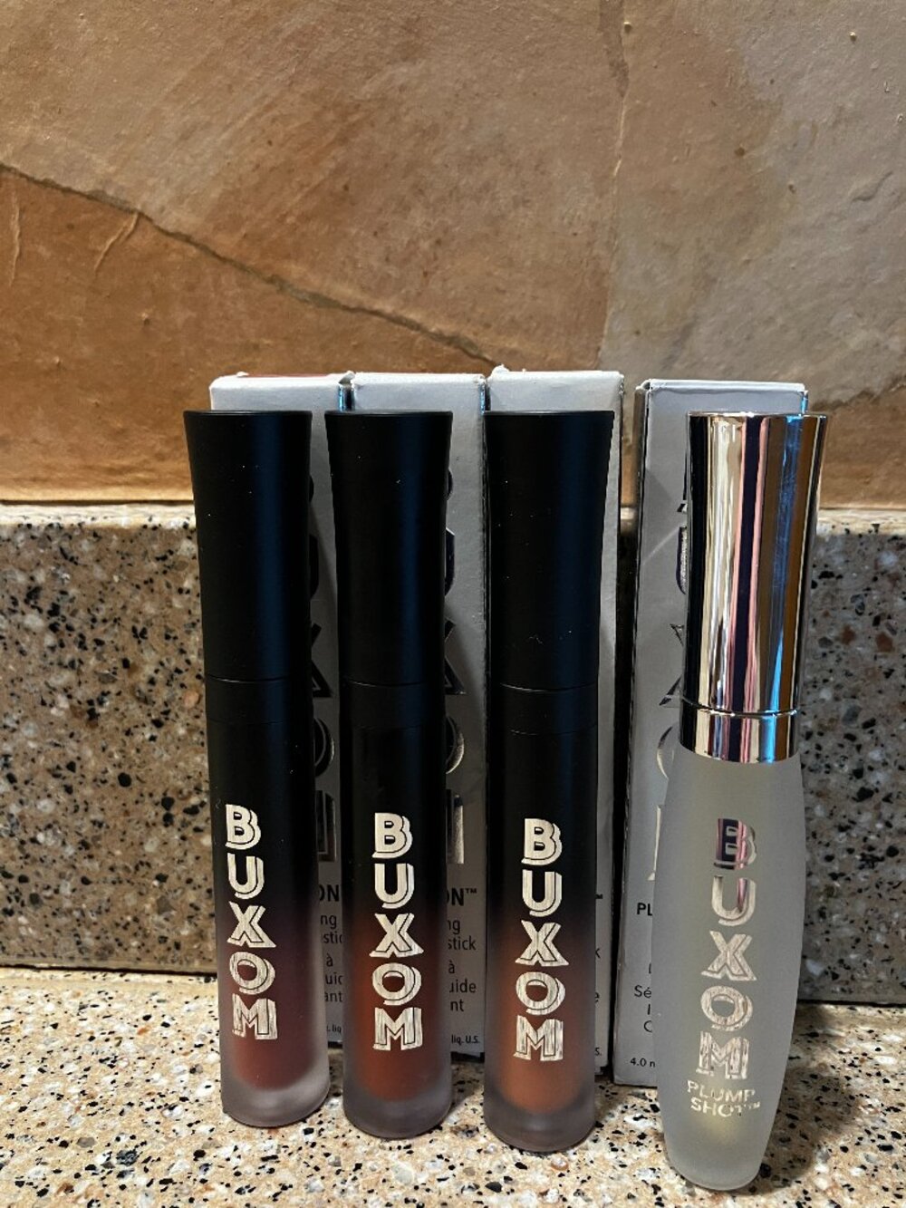 BUXOM Set of 4 Matte Full-On Plumping Liquid Lipstick! NIB!